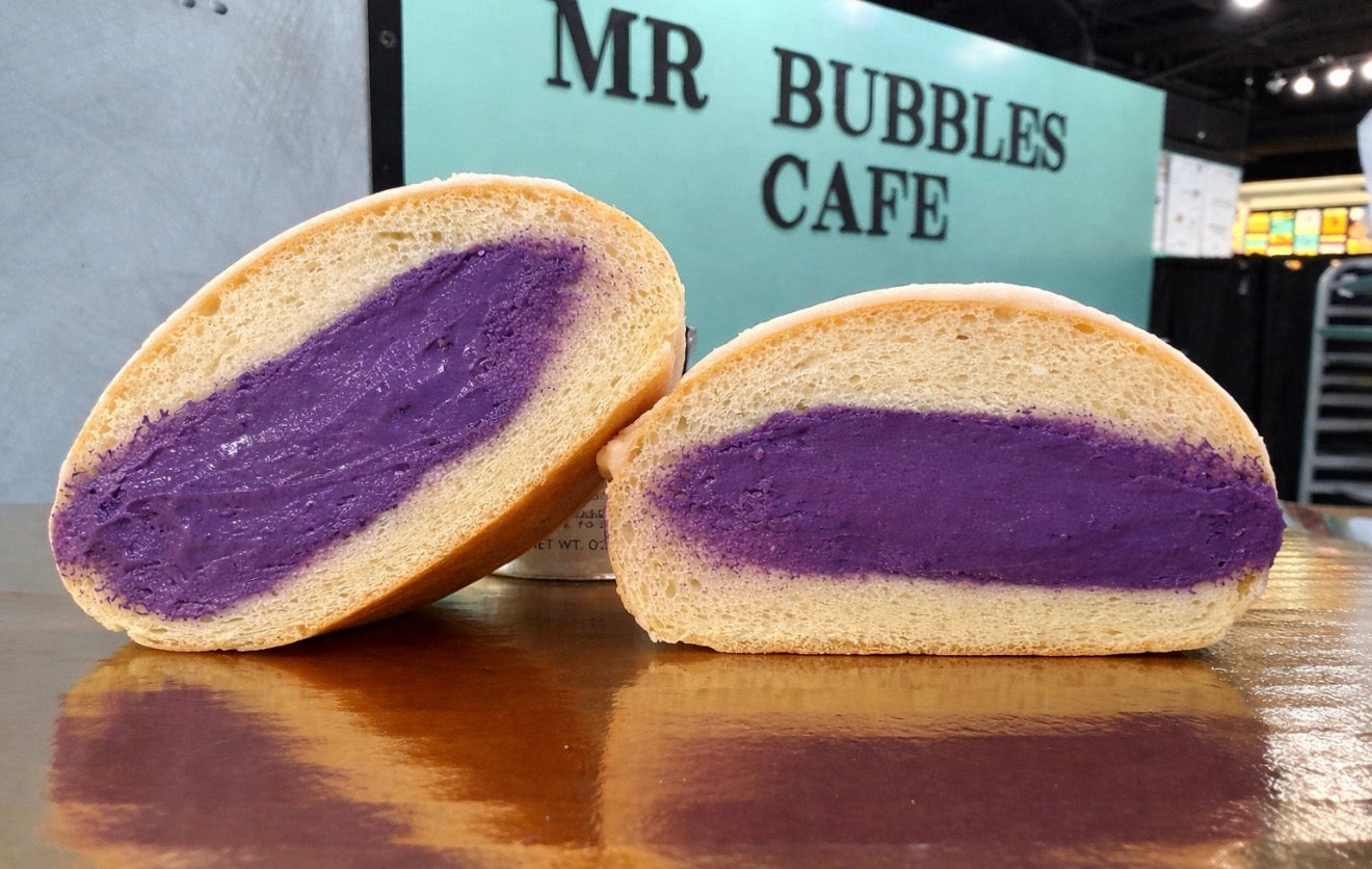 MILK BREAD CREAM BUNS - UBE (LOCAL PICKUP ONLY)